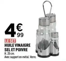 Centrakor Huile vinaigre sel et poivre offre