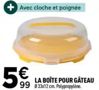 Centrakor La boîte pour gâteau offre
