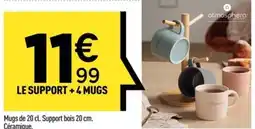 Centrakor Le support 4 mugs offre