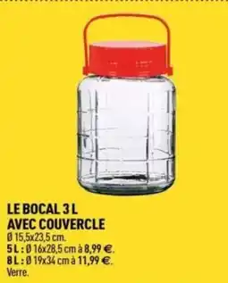 Centrakor Le bocal avec couvercle offre