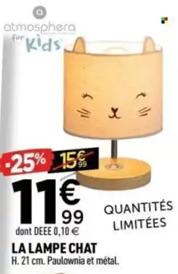 Centrakor La lampe chat offre