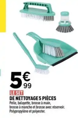Centrakor De nettoyage 5 pièces offre