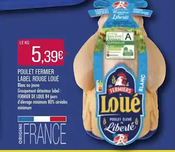 Match Poulet fermier label rouge loué offre