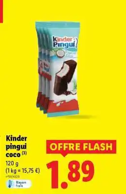 Lidl Kinder Pingui Coco offre