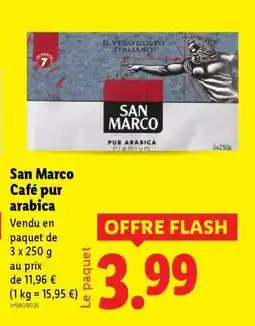 Lidl San Marco Café pur arabica offre