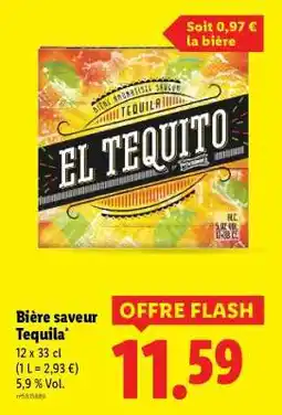 Lidl Bière saveur Tequila offre