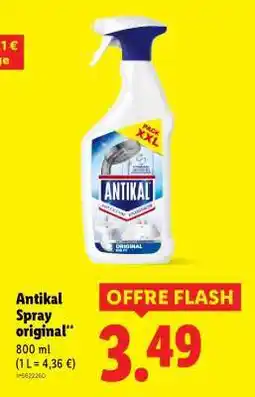 Lidl Antikal Spray original offre