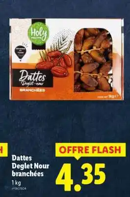 Lidl DATTES DEGLET NOUR BRANCHÉES offre