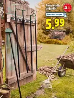 Lidl Porte-outils de jardin offre