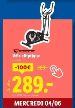 Lidl Vélo elliptique offre