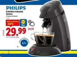 Lidl PHILIPS Cafetière à dosette SENSEO offre