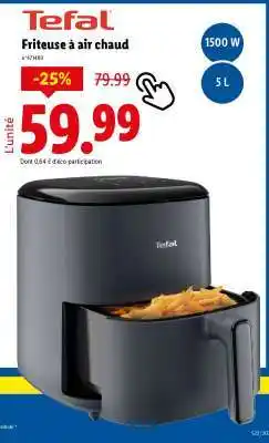 Lidl Tefal Friteuse à air chaud offre
