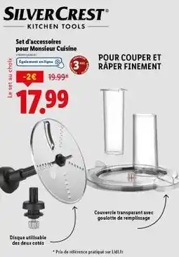 Lidl Set d'accessoires pour Monsieur Cuisine offre