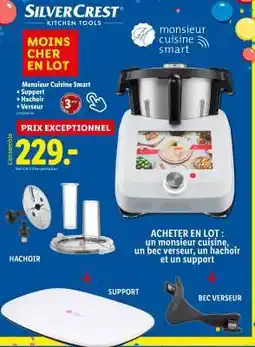 Lidl Monsieur Cuisine Smart + Support + Hachoir + Verseur offre