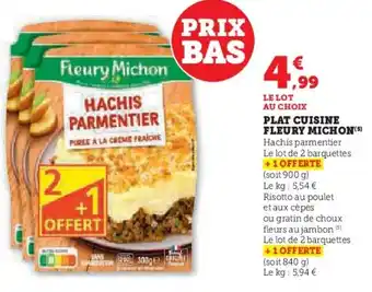 Hyper U FLEURY MICHON Plat cuisine offre