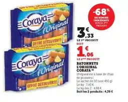 Hyper U CORAYA Batonnets l'original offre