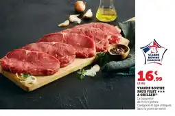 Hyper U Viande bovine faux filet a griller offre