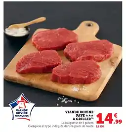 Hyper U Viande bovine pave a griller offre