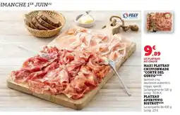 Hyper U Maxi plateau chiffonnade corte del gusto offre