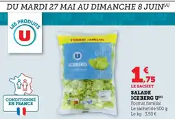 Hyper U Salade iceberg u offre
