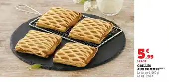 Hyper U Grillés aux pommes offre