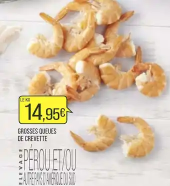 Match Grosses queues de crevette offre
