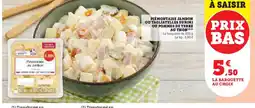 Hyper U Piémontaise jambon ou tagliatelles surimi ou pommes de terre au thon offre