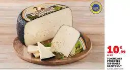 Hyper U Tomme des pyrénées igp noire capitoul offre