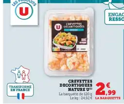 Super U Crevette decortiquees nature u offre
