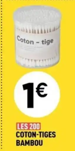 Centrakor Coton tiges bambou offre