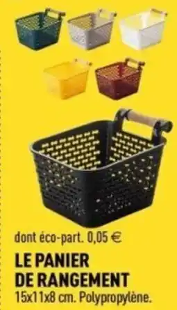 Centrakor Le panier de rangement offre