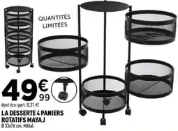 Centrakor La desserte 4 paniers rotatifs mayaj offre