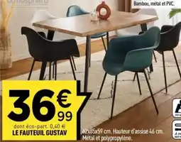 Centrakor Le fauteuil gustav offre