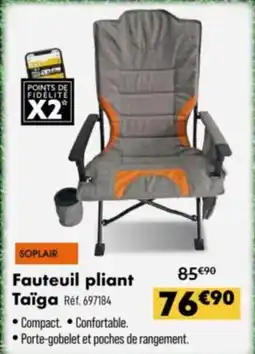 Narbonne accessoires Fauteuil pliant taïga offre