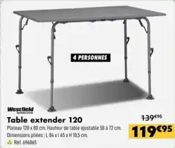 Narbonne accessoires Table extender 120 offre