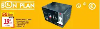 Service 18 Verres + 1 Carafe