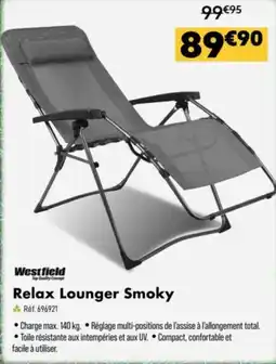 Narbonne accessoires Relax lounger smoky offre