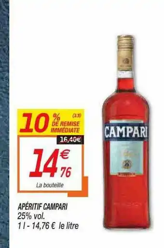 Netto Apéritif Campari offre
