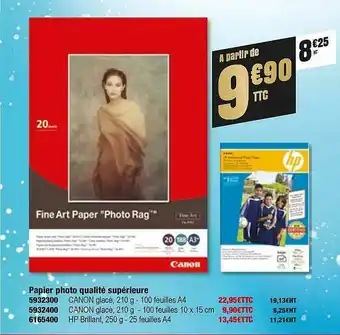 Plein ciel Papier Photo Qualité Supérieure offre