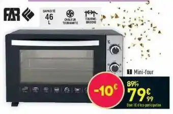 Conforama Far Mini-four offre