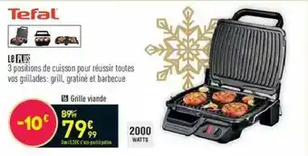 Conforama Tefal Grille Viande offre