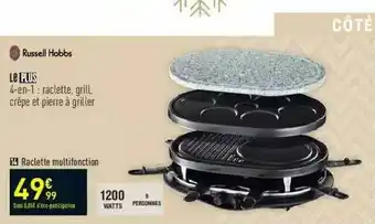 Conforama Russell Hobbs Raclette Multifonction offre