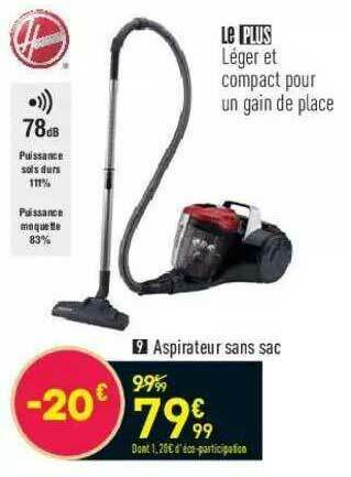 Conforama Hoover Aspirateur Sans Sac offre