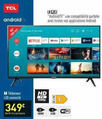 Conforama Tcl Téléviseur Led Connecté offre