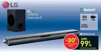 Conforama Lg Barre De Son offre