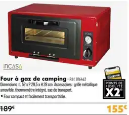 Narbonne accessoires Four à gaz de camping offre