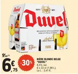 E.Leclerc "DUVEL" Bière blonde belge offre