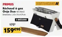 Narbonne accessoires Réchaud à gaz onja duo offre