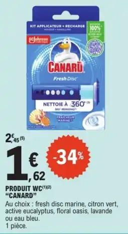 E.Leclerc CANARD Produit wc offre