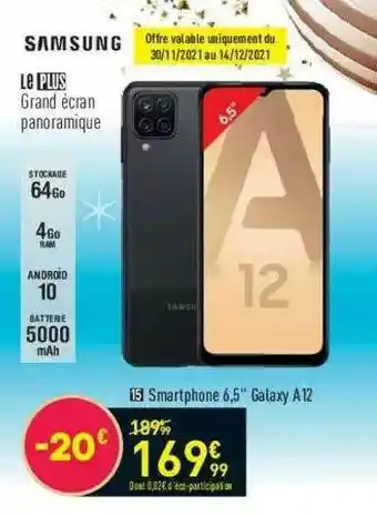 Conforama Samsung Smartphone 6.5 offre
